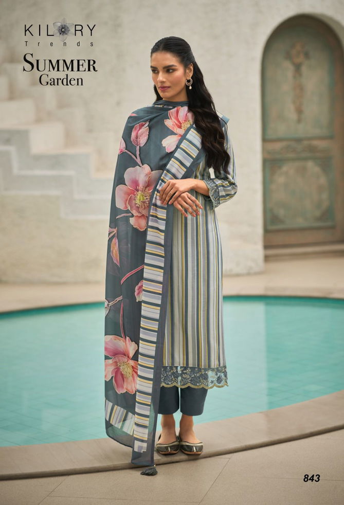 Summer Garden By Kilory Jam Cotton Dress Material Wholesale Market In Surat